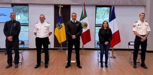 Encargados de diferentes coorporaciones policiales en Jalisco