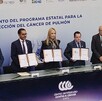 Firma de convenio para establecer Programa Estatal para la Detección del Cáncer de Pulmón.
