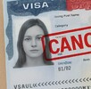 Visa de los Estados Unidos de América cancelada