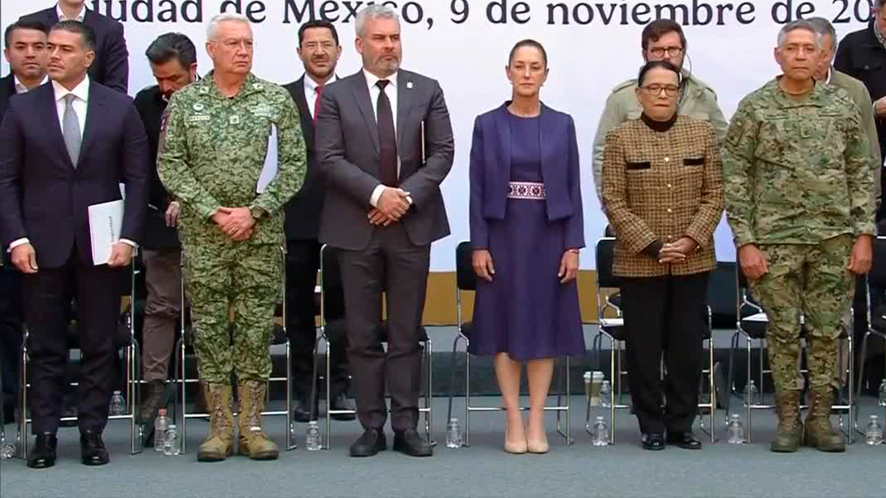 Omar García Harfuch presentó los cuatro ejes del Plan Michoacán por la Paz y la Justicia, enfocado en reforzar la Estrategia Nacional de Seguridad.