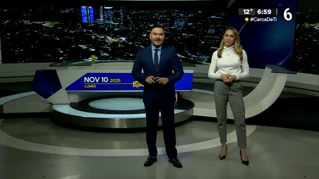 Telediario nocturno CdMx, lunes 10 de noviembre de 2025.