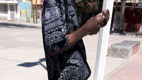 Integrante de la pandilla Los Gucci del cual no se aprecia el rostro