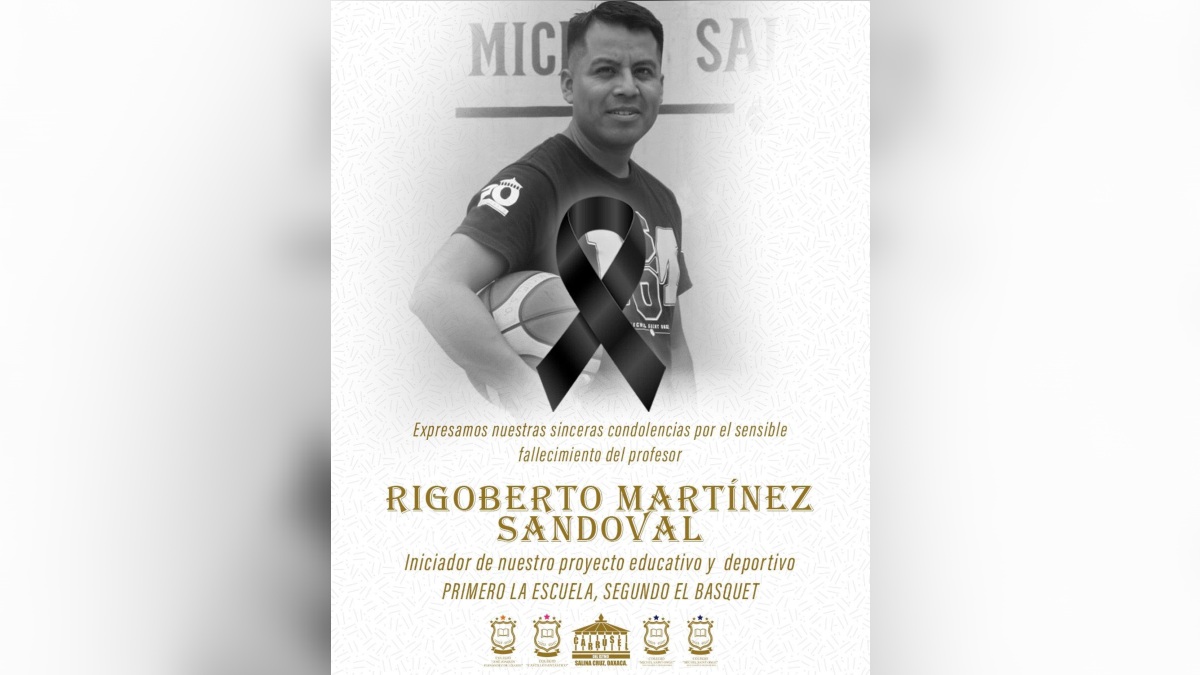 esquela para rigoberto martínez sandoval entrenador triqui asesinado