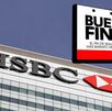 Fachada de una sucursal de HSBC