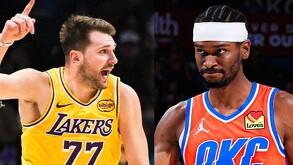 Luka Doncic y Shai Gilgeous Alexander son los jugadores más importantes de Lakers y Thunder, respectivamente.