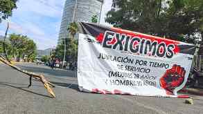 Bloqueo de la Sección Siete Chiapas de la CNTE en CdMx