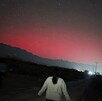 Auroras boreales aparecen en García, Nuevo León.