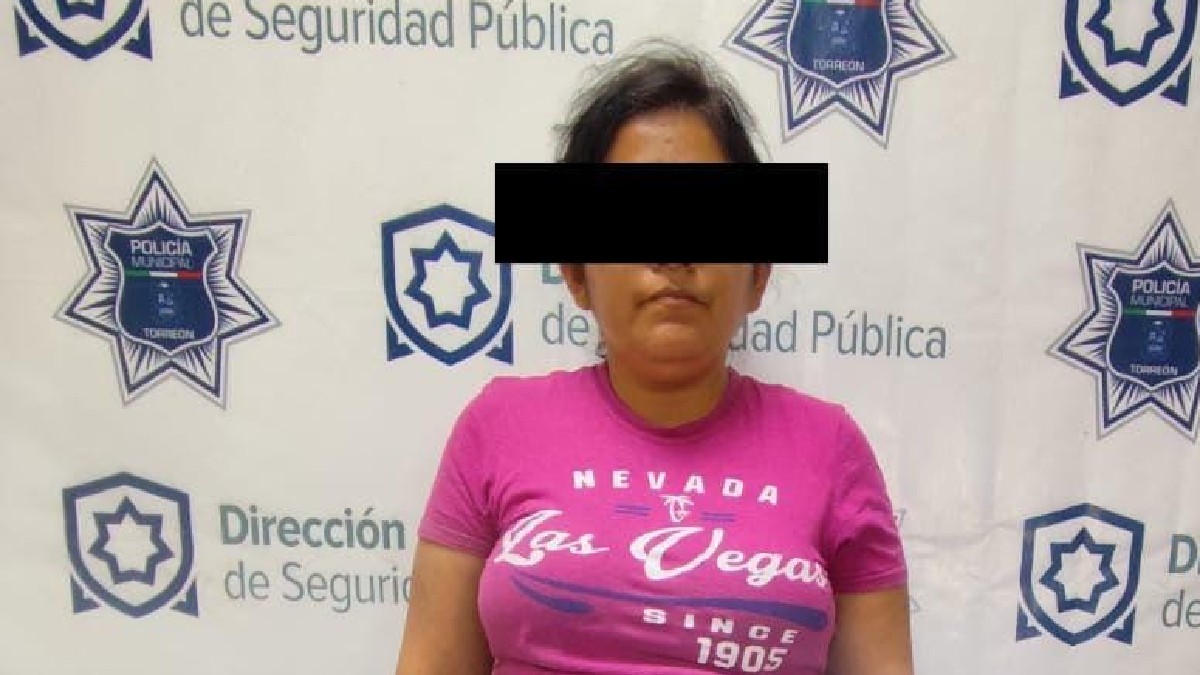 Mujer detenida por robo