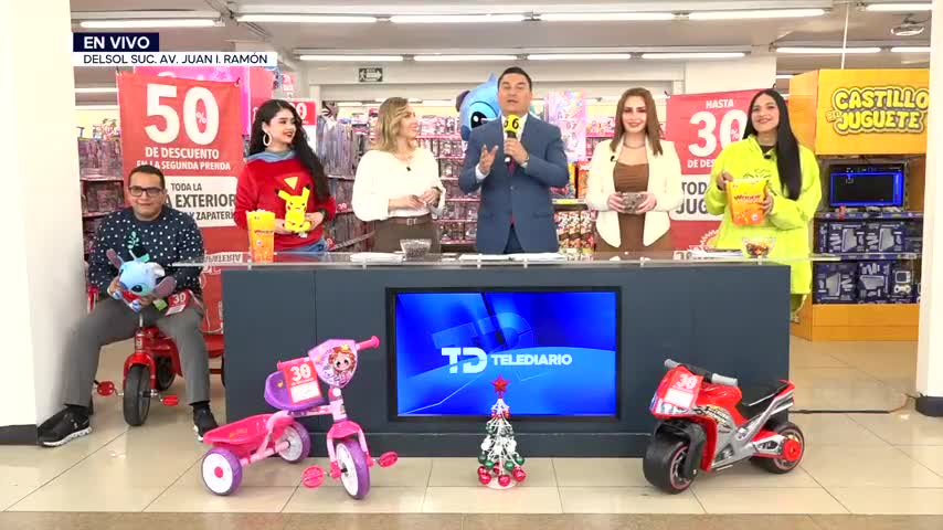 Programa conducido por Josué Becerra, Zelenny Ibarra y Sandra Sandoval, jueves 13 de noviembre de 2025.