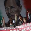 Maestros de la CNTE manifestándose en calles de la Ciudad de México