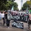 Generación Z marchando en calles de la Ciudad de México