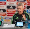Javier Aguirre durante la conferencia de prensa.