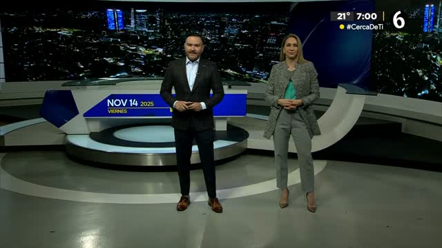 Telediario nocturno CdMx, viernes 14 de noviembre de 2025.