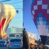 Dos globos aerostáticos aterrizaron de emergencia sobre dos de las vialidades más transitadas de la ciudad de León.