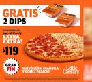Promoción de piza en  Little Ceasars