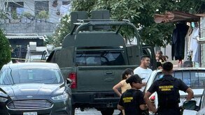 Movilización policiaca en Guadalupe