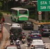 Tráfico vial en la Ciudad de México ante el Hoy No Circula.