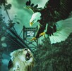 Un águila y un león para el partido entre Eagles y Lions.