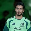 Raúl Jiménez durante el entrenamiento de la Selección Mexicana previo al amistoso que disputaron contra Uruguay en el TSM.