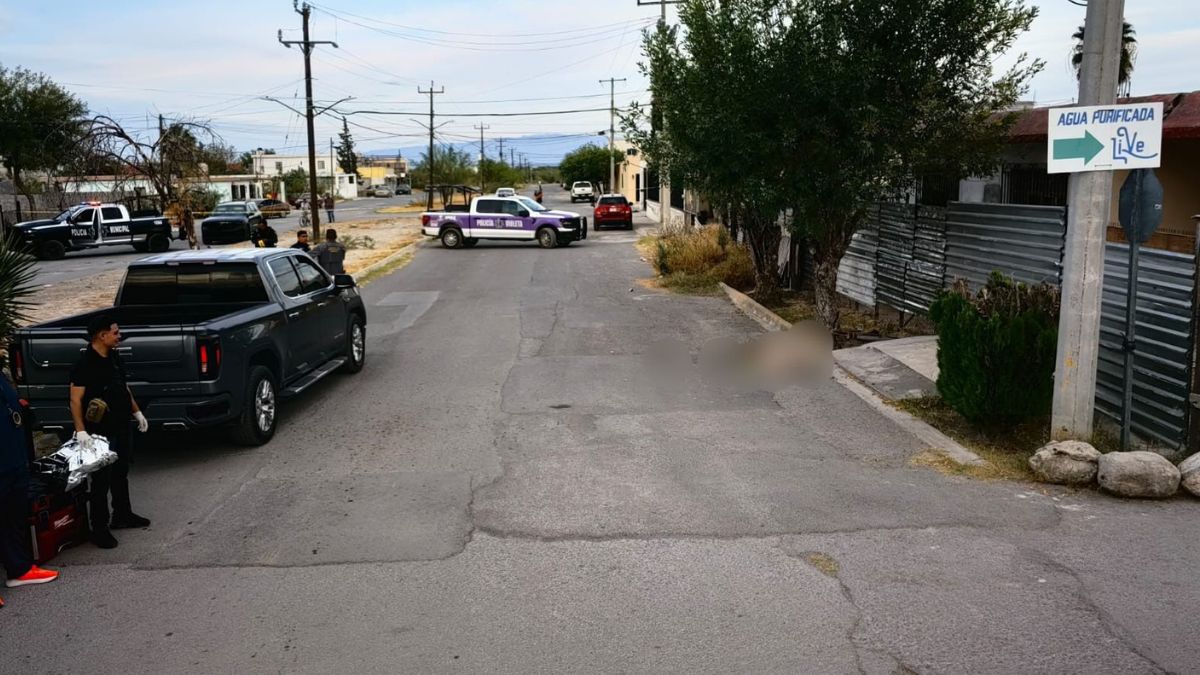 Foto de la colonia Héroes de Nacozari, Frontera de Coahuila, en donde ocurrió una riña que dejó un muerto.