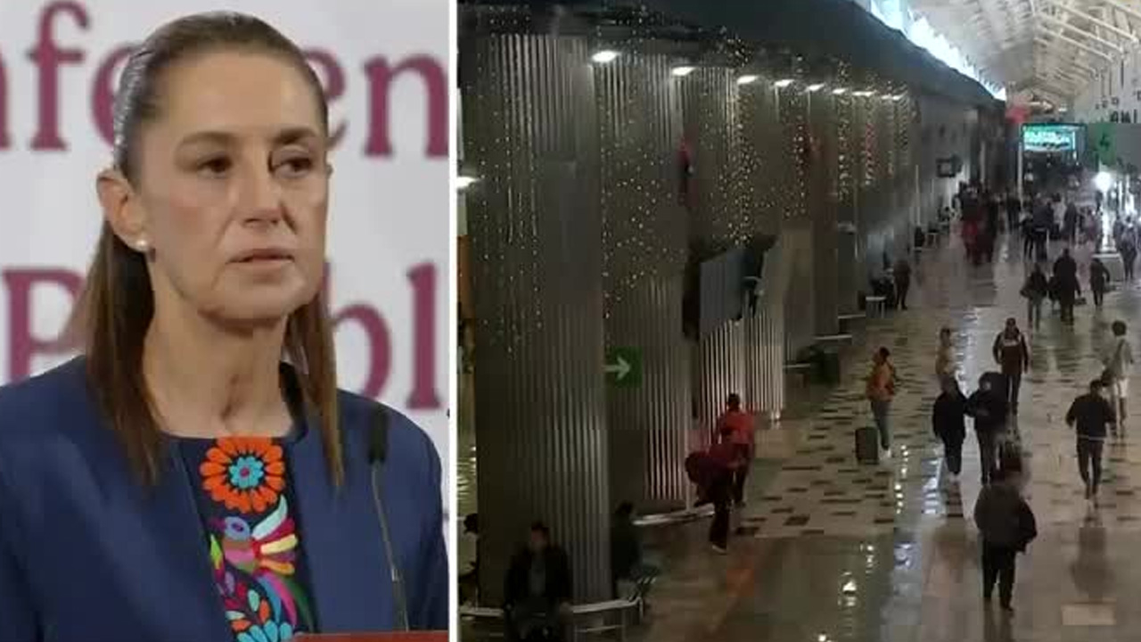 Claudia Sheinbaum anunció que aerolíneas mexicanas cederán slots en el AICM a compañías de Estados Unidos.