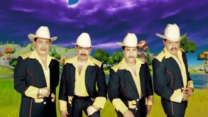 Los Tucanes de Tijuana, intérpretes de ‘La Chona’, dentro del videojuego Fortnite.