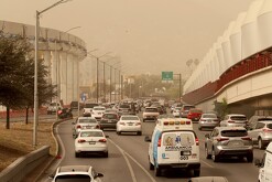 Imagen que capta cómo se puede ver los niveles de contaminación en el aire.