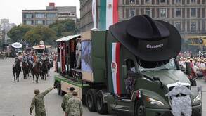 Ejército en desfile de la Revolución Mexicana CdMx