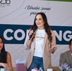 Susy Torrenciallas en una conferencia con diversas ONGS de Lerdo