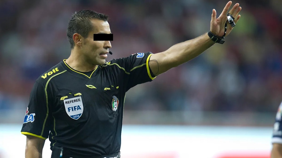 Marco Antonio 'N' durante su carrera como árbitro profesional.