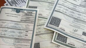 Actas de nacimiento de Durango, al parecer falsas.