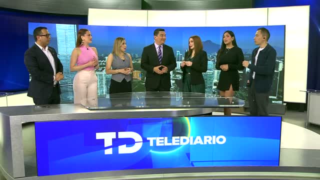 Telediario noticias, programa conducido por Josué Becerra, Zelenny Ibarra y Sandra Sandoval, martes 18 de noviembre de 2025.