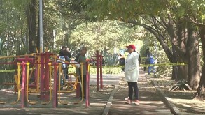 Inmediaciones de Canal Nacional, lugar donde se encontró el cuerpo de un hombre flotando.