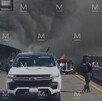 Quema de tráileres en Pénjamo tras violencia en Michoacán.