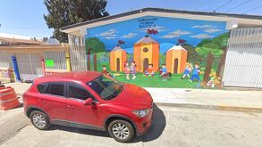 Jardín de Niños Maxtla en Durango desde el satélite de Google Maps.