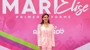 MariElise Budib en la presentación de su primer informe al frente del dif municipal puebla