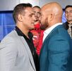 Alberto del Río frente a Tito Ortiz antes de su pelea en la que El Patrón perdió.