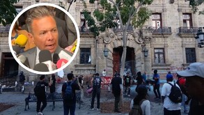 Pablo Lemus detalla información de detenidos en disturbios de Palacio de Gobierno