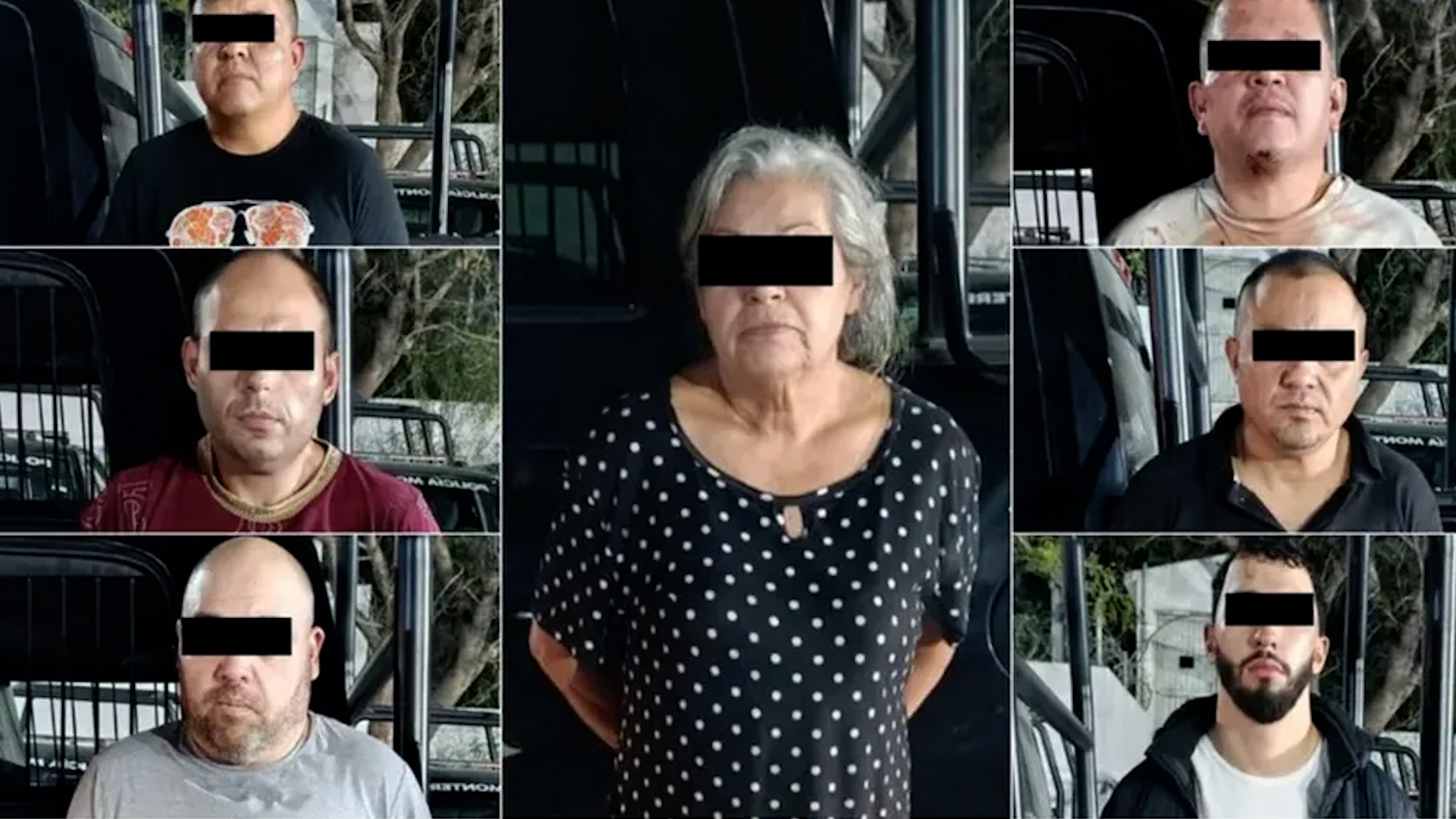 Seis hombres y una mujer fueron detenidas tras ser señalados por robar dos cajas fuertes de un domicilio en el centro de Monterrey.