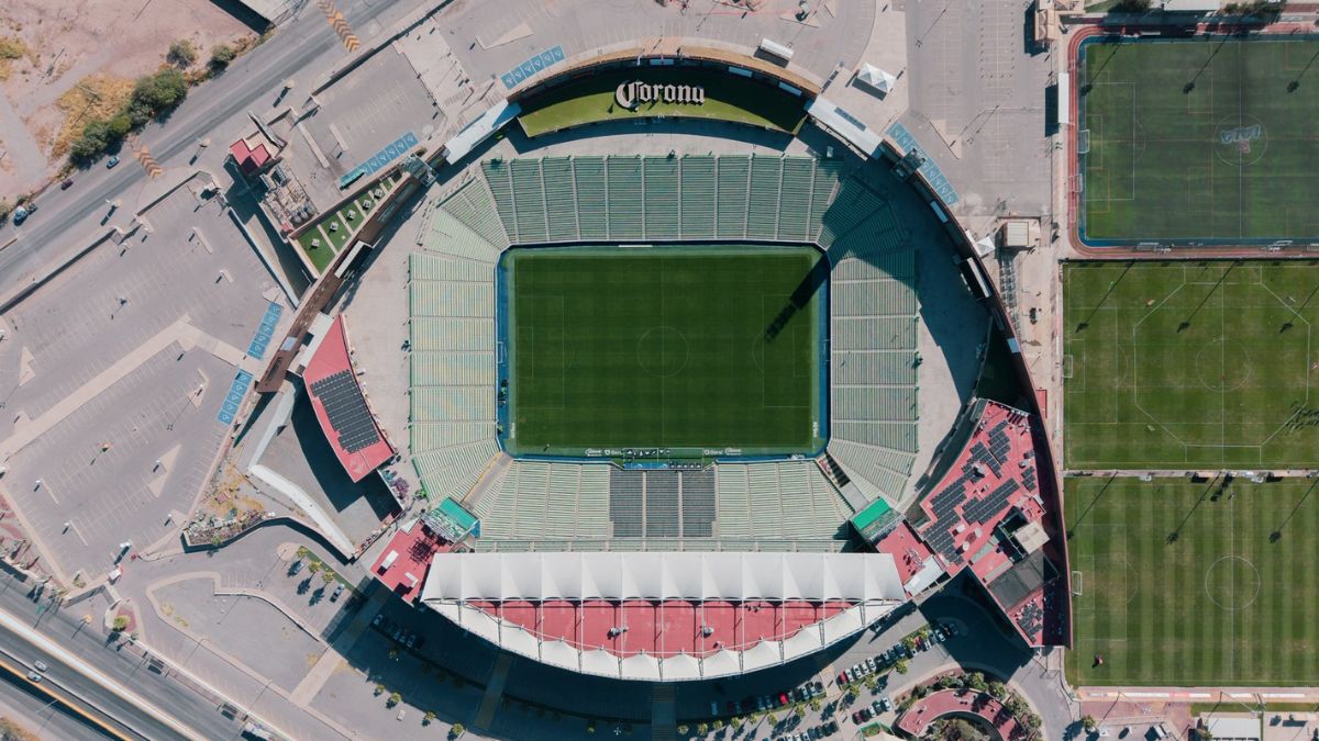 El TSM, casa del Santos, vista desde las alturas