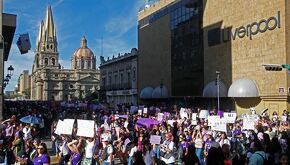Convocan a marcha feminista por el 25 N en Guadalajara.