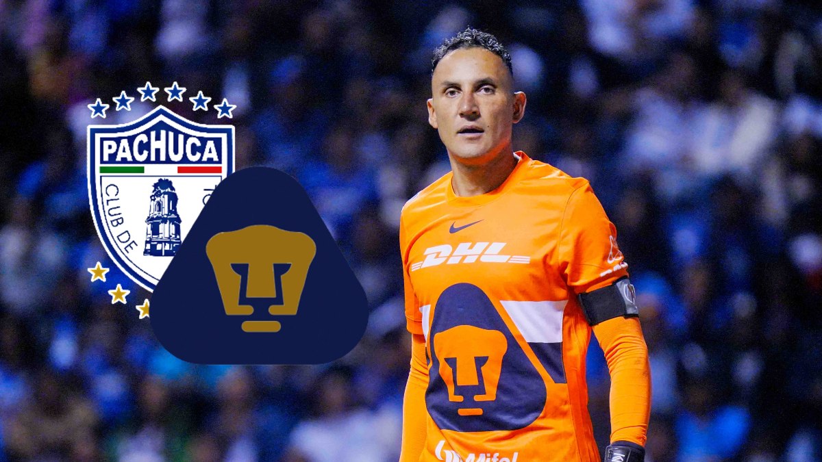 Keylor Navas en un partido de la Liga MX con los Pumas UNAM.