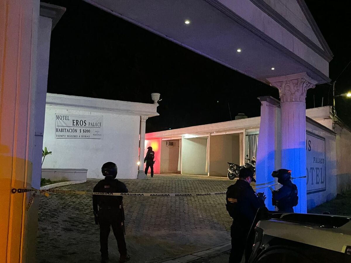 Imagen del Motel Eros en Olutla, Veracruz, lugar donde encontraron el cuerpo sin vida de Luis Miguel Sánchez.