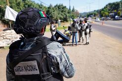 Imagen que refleja el operativo de seguridad en varios estados de México.