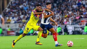 Rayados vs América en el Estadio Gigante de Acero.