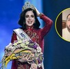 Fátima Bosh, Miss Universo 2025 y José Quiñones coordinador de pasarela