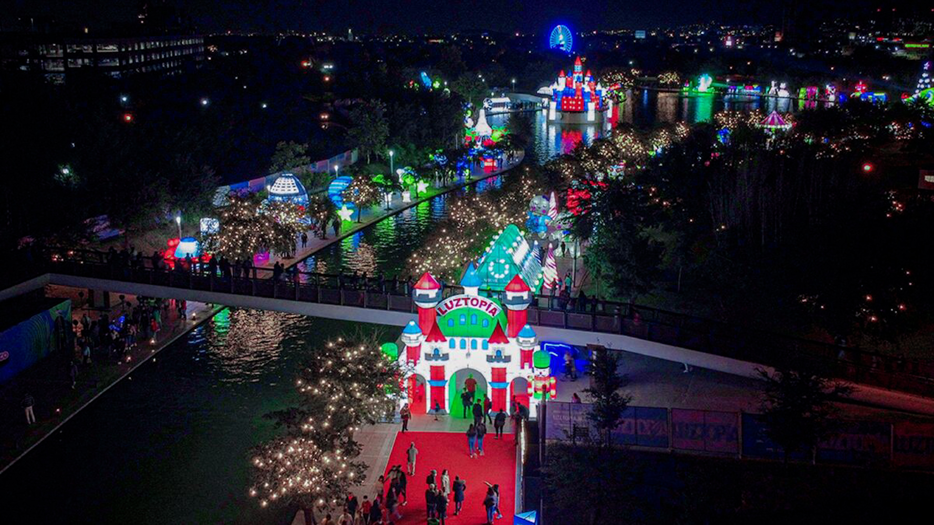 Los secretos del festival Luztopía: 350 mil visitantes esperados, nuevo espectáculo musical y la magia del Expreso Polo Norte.