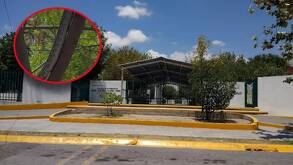 Protección Civil de Apodaca acudió a la escuela para llevar a cabo una búsqueda