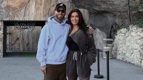 Sergio Ramos y su esposa Pilar Rubio en las Grutas de García.