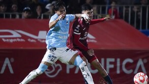 Jugador del Tepatitlán FC y de la Jaiba Brava durante el partido de ida de la Semifinal de la Expansión MX 2025.